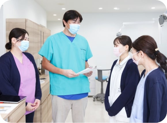 私たちは患者さんに寄り添った丁寧で安心な治療を大切にしています。